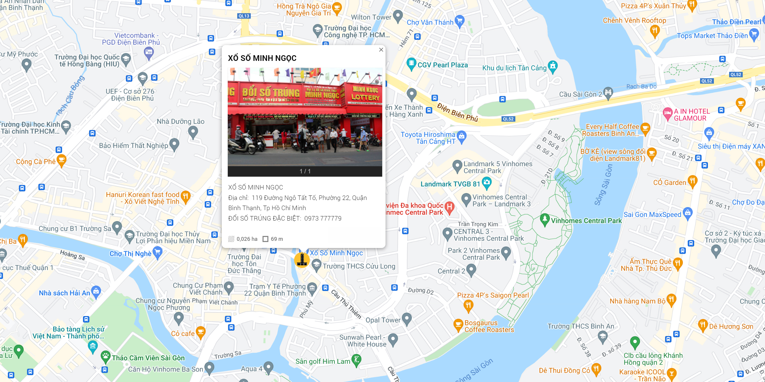 Bản đồ liên hệ đổi số trúng minh ngọc