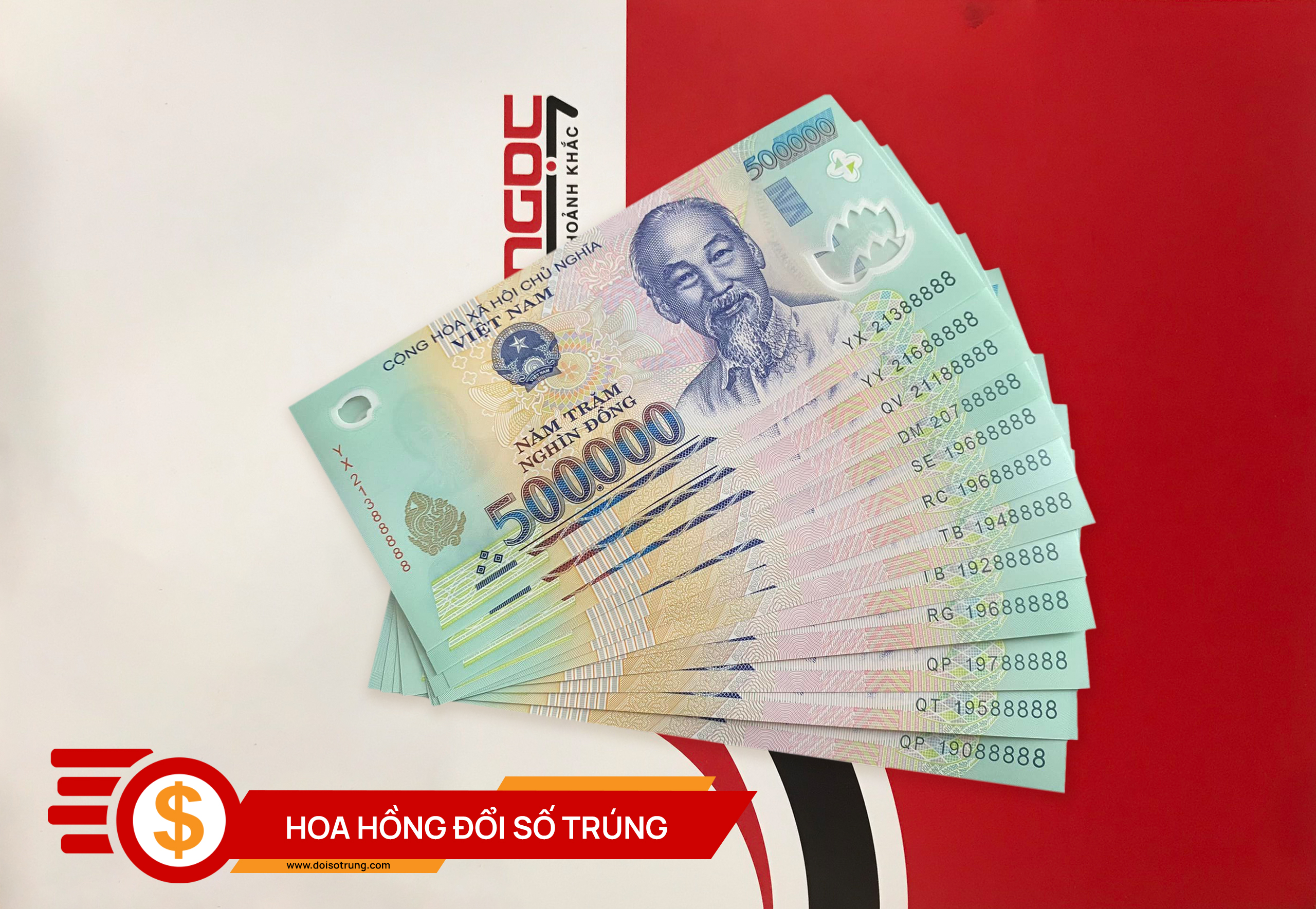 Phí hoa hồng đổi số trúng