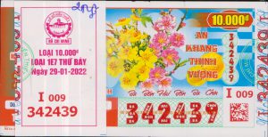 Vé số đặc biệt Hồ Chí Minh 29-01-2022