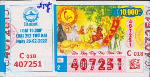Vé số đặc biệt Hồ Chí Minh 28-02-2022