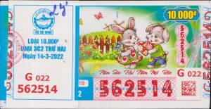 Vé số đặc biệt Hồ Chí Minh 14-3-2022
