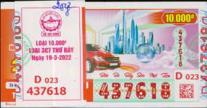 Vé số đặc biệt Hồ Chí Minh 19-3-2022