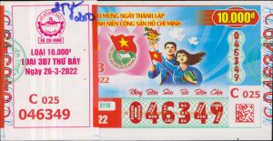 Vé số đặc biệt Hồ Chí Minh 26-3-2022
