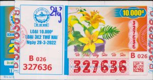Vé số đặc biệt Hồ Chí Minh 28-3-2022