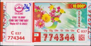Vé số đặc biệt Hồ Chí Minh 07-5-2022