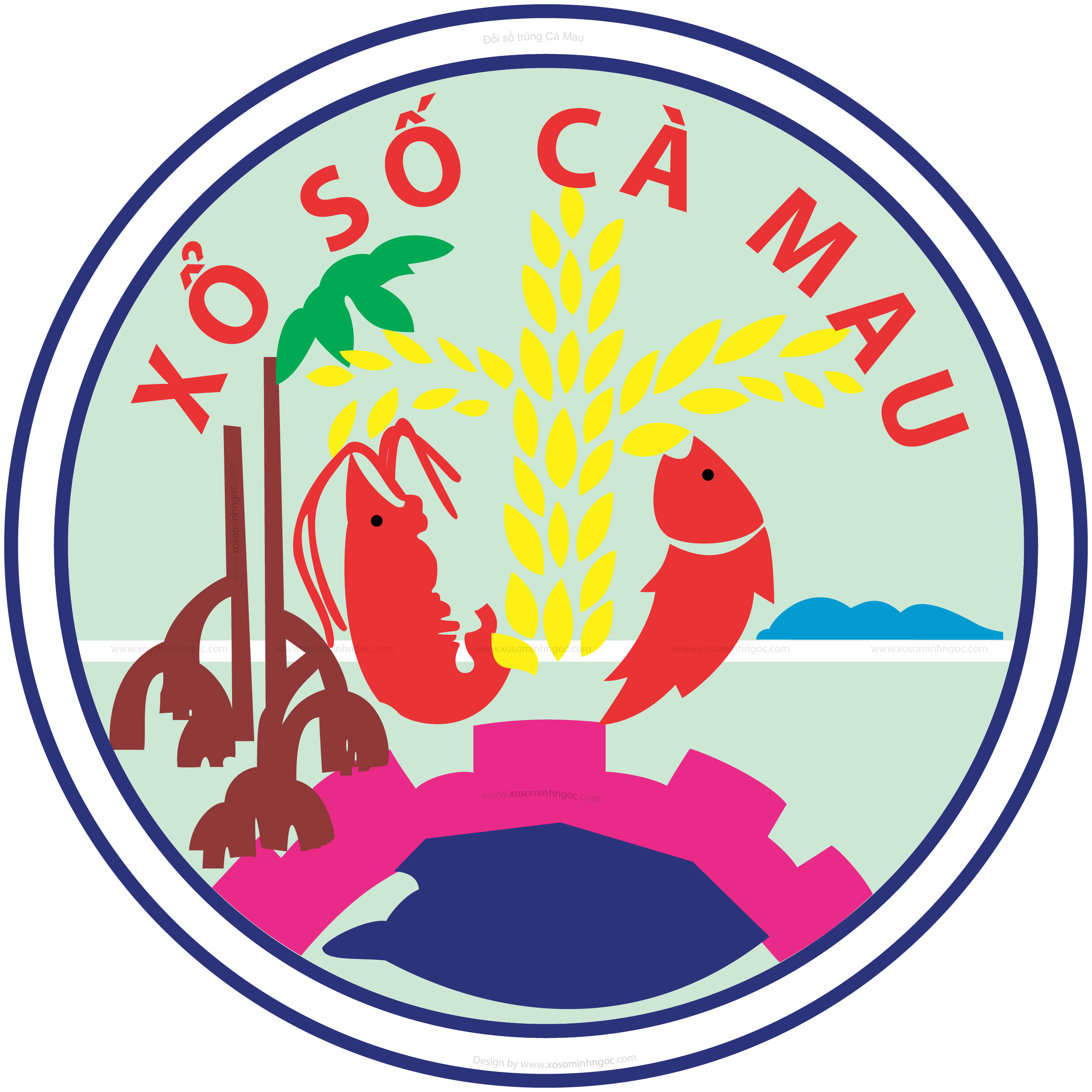 Logo xổ số Cà Mau