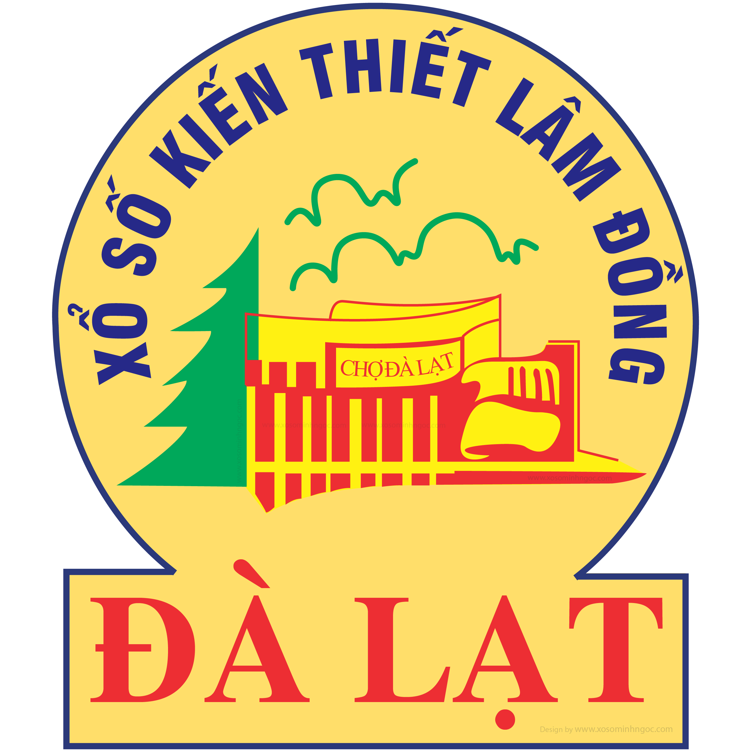 Logo xổ số Đà Lạt